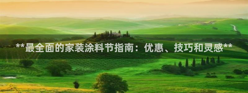 和记官网首页：**最全面的家装涂料节指南：优惠、技巧和灵感**