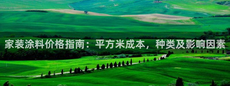 下载和记app：家装涂料价格指南：平方米成本，种类及影响因素