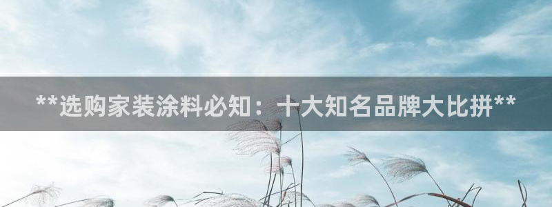 和记官方平台