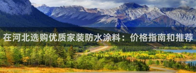 和记 中国首页：在河北选购优质家装防水涂料：价格指南和推荐