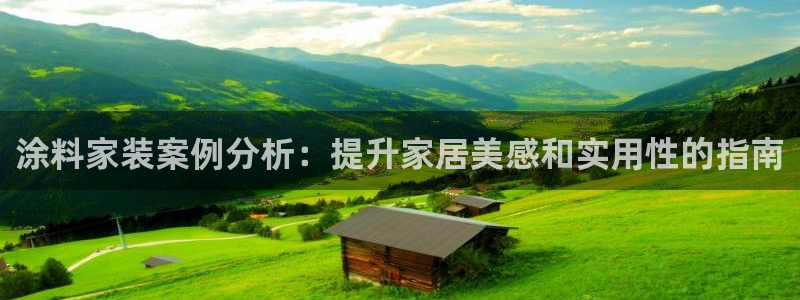 和记网页版登陆：涂料家装案例分析：提升家居美感和实用性的指南