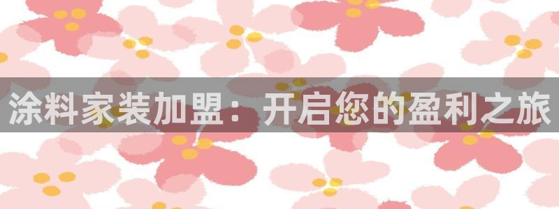 和记app官网：涂料家装加盟：开启您的盈利之旅