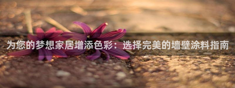 和记H88：为您的梦想家居增添色彩：选择完美的墙壁涂料指南