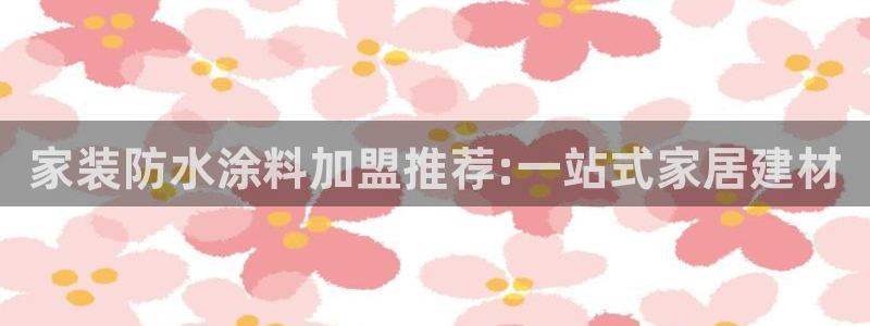和记 中国官网：家装防水涂料加盟推荐:一站式家居建材