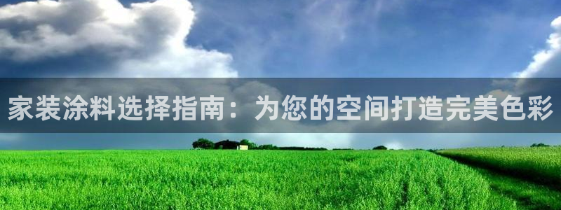 和记paging：家装涂料选择指南：为您的空间打造完美色彩