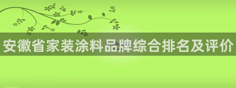 和记(福建)商贸有限公司：安徽省家装涂料品牌综合排名及评价